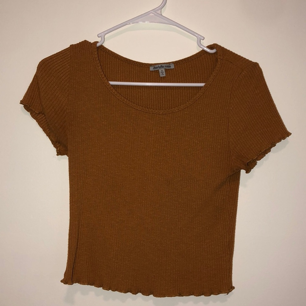 fitted crop top